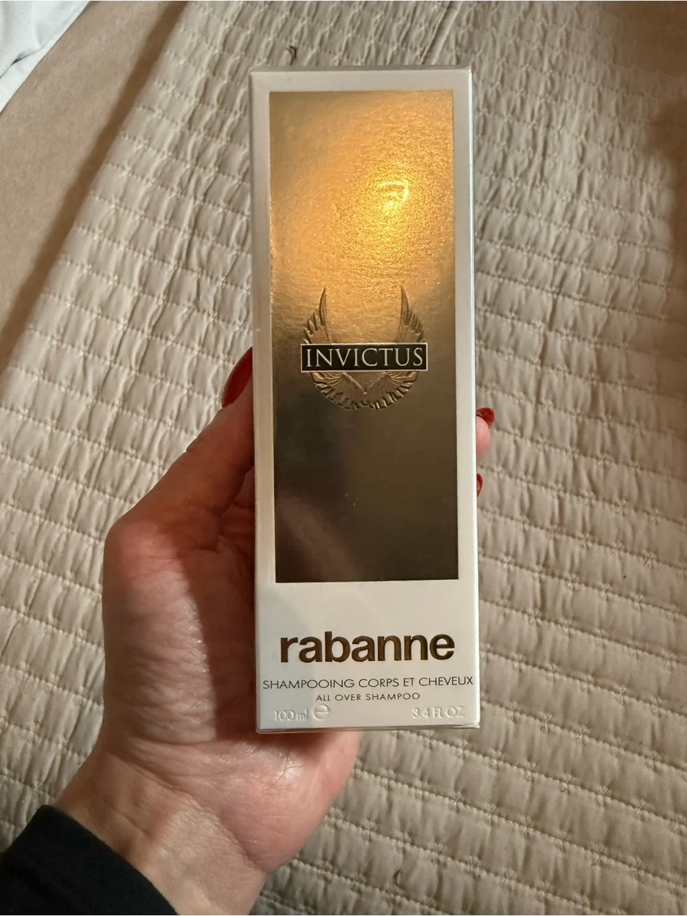 Paco Rabanne Invictus All Over Shampoo - Metallic Silver & White